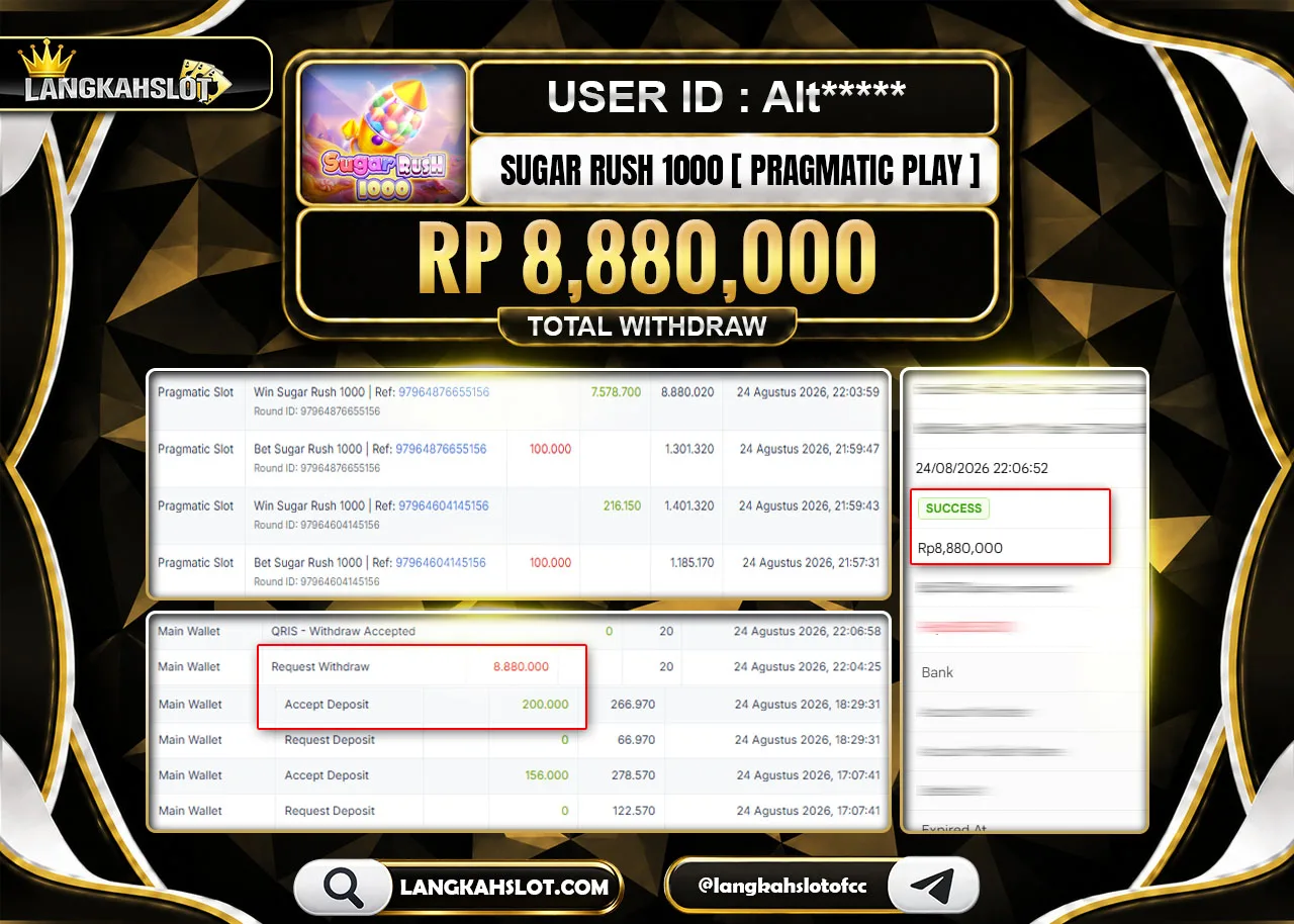 Dokumentasi SUGAR RUSH 1000 — LANGKAHSLOT