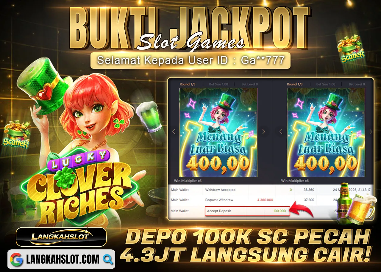Dokumentasi LUCKY CLOVER RICHES — LANGKAHSLOT